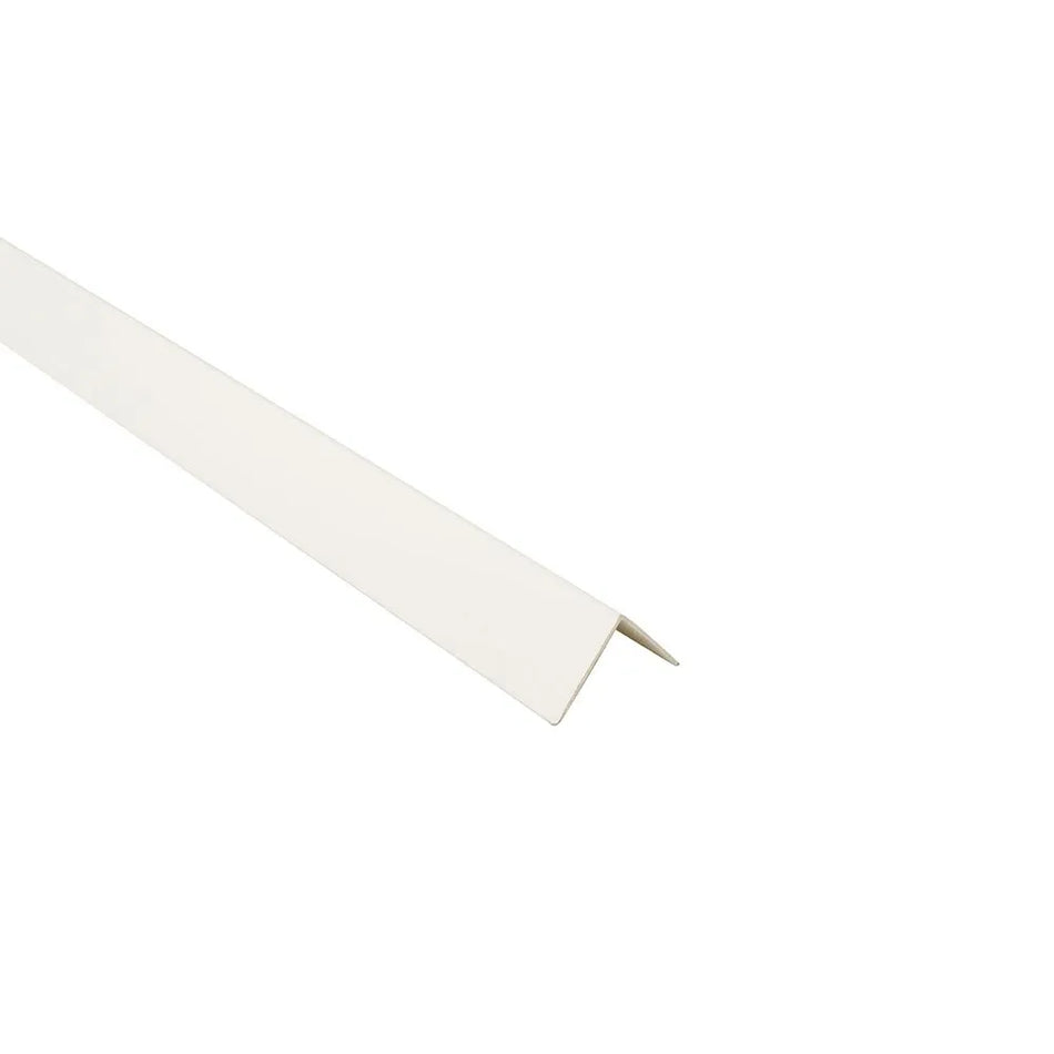 25×25 External Angle White Plastic Trim