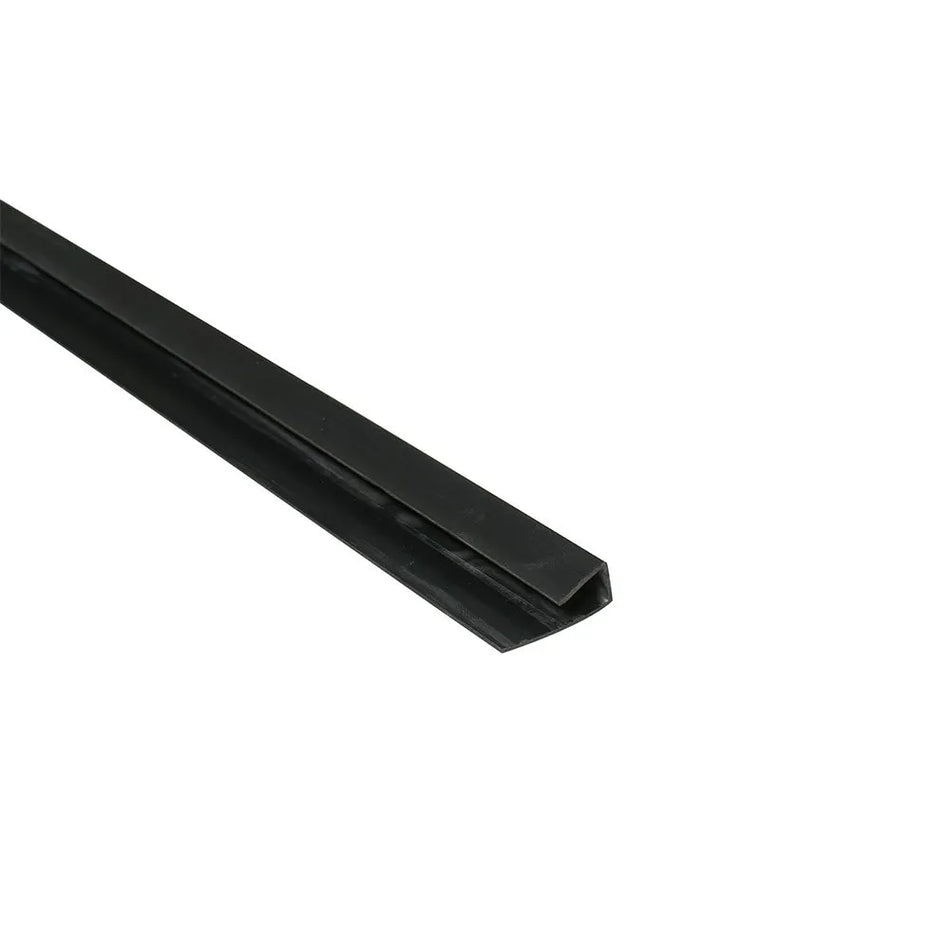 1-Part 8mm End Profile | Black | Plastic Trim