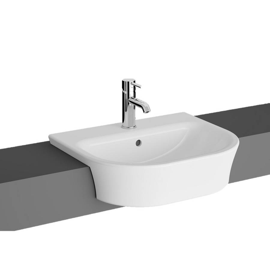 Kartell Eklipse 450mm Compact Semi-Recessed Basin