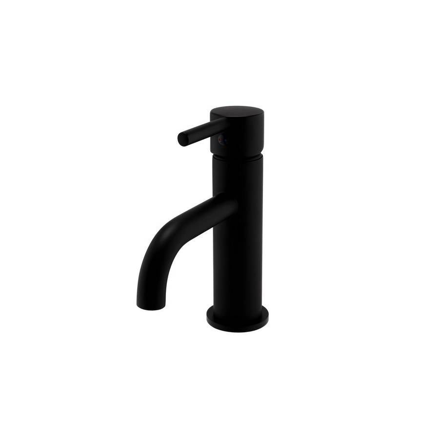 Kartell Nero Round Black Mono Basin Mixer