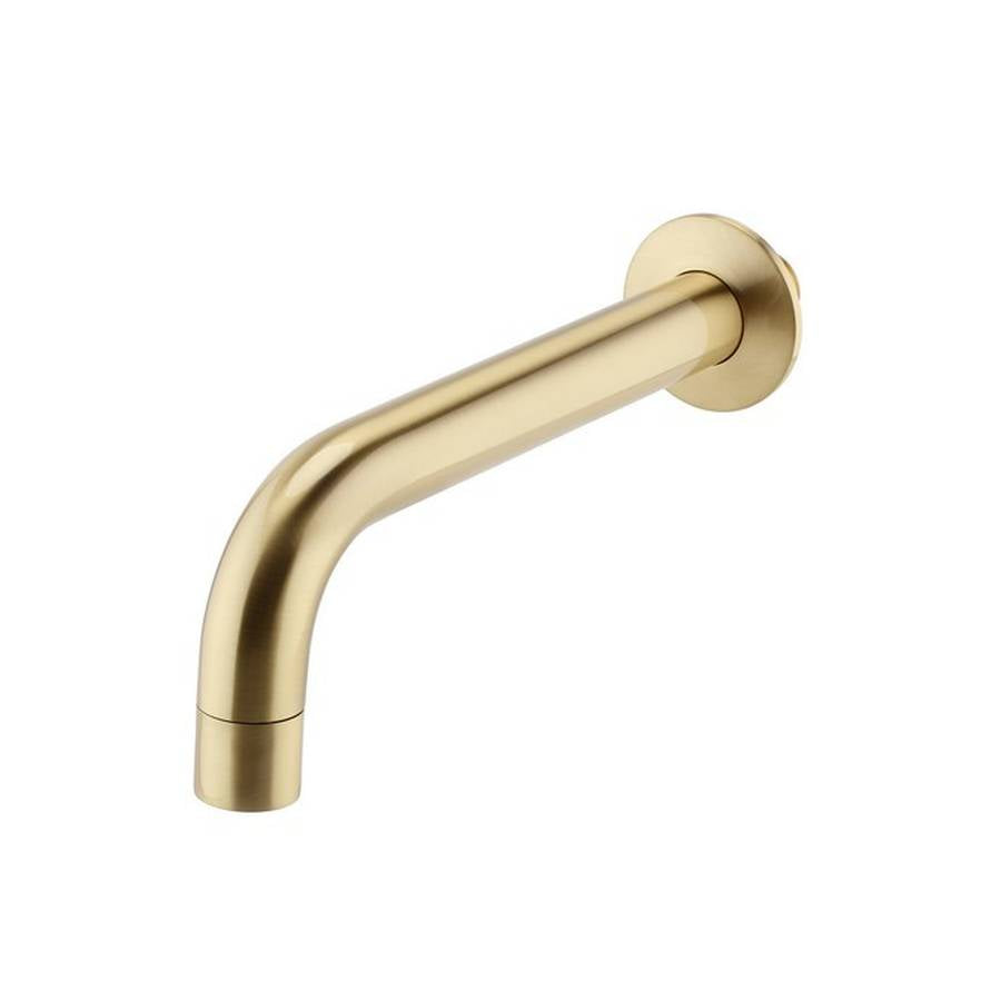 Kartell Ottone Brushed Brass Wall Mounted Bath Spout