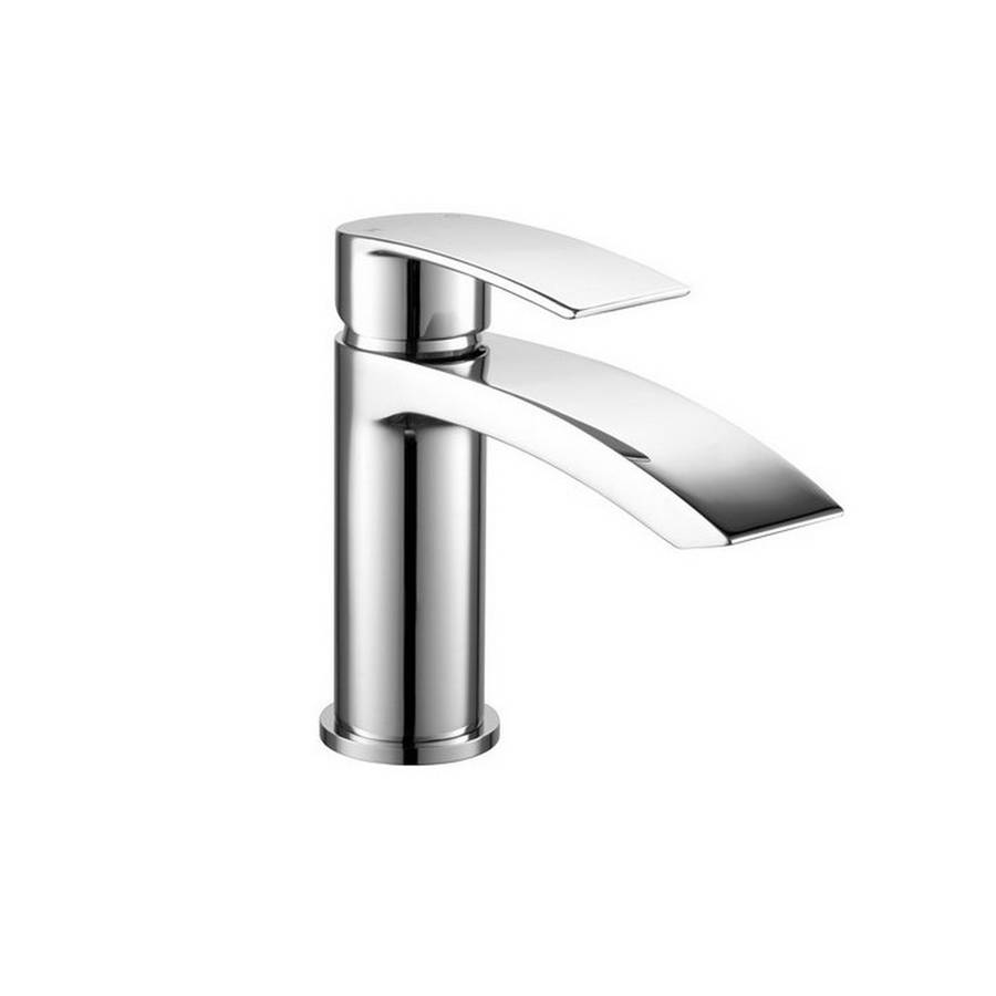 Kartell Curve Chrome Mono Basin Mixer with Click Waste