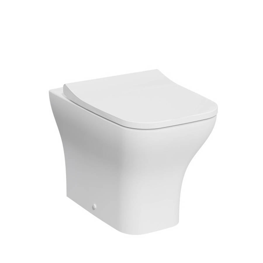 Kartell Eklipse Square Back To Wall Rimless WC Pan With Soft Close Seat