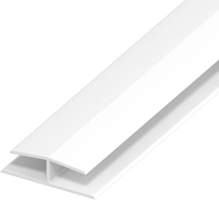 White Soffit joining trim 5000x9mm (5metre)