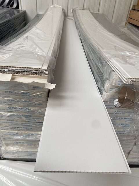 Matt White 2950x250x8mm PVC Panel