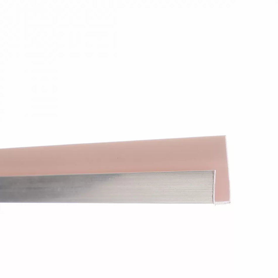 SILVER EDGE TRIM FOR 5MM PANELPLUS OR DECOR - PVC - 2.6MTR