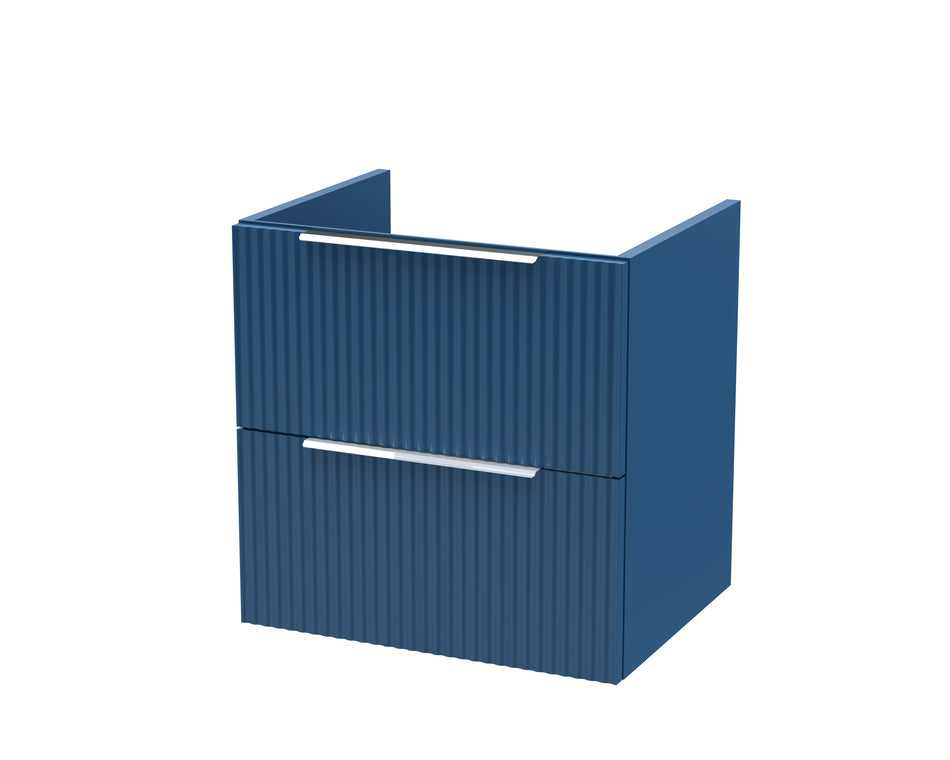 HR Fluted 500mm Wall Hung 2-Drawer Unit