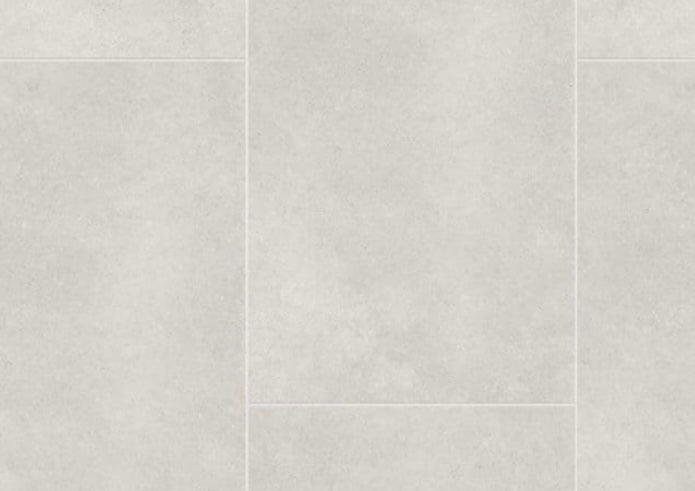 Light Grey Tile (Matt) PVC Wall Panels - 4No x 250mm x 2.6m