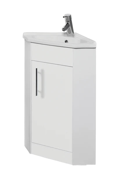 Kartell K-Vit Impakt 405mm Corner Cloakroom Vanity Unit & Basin