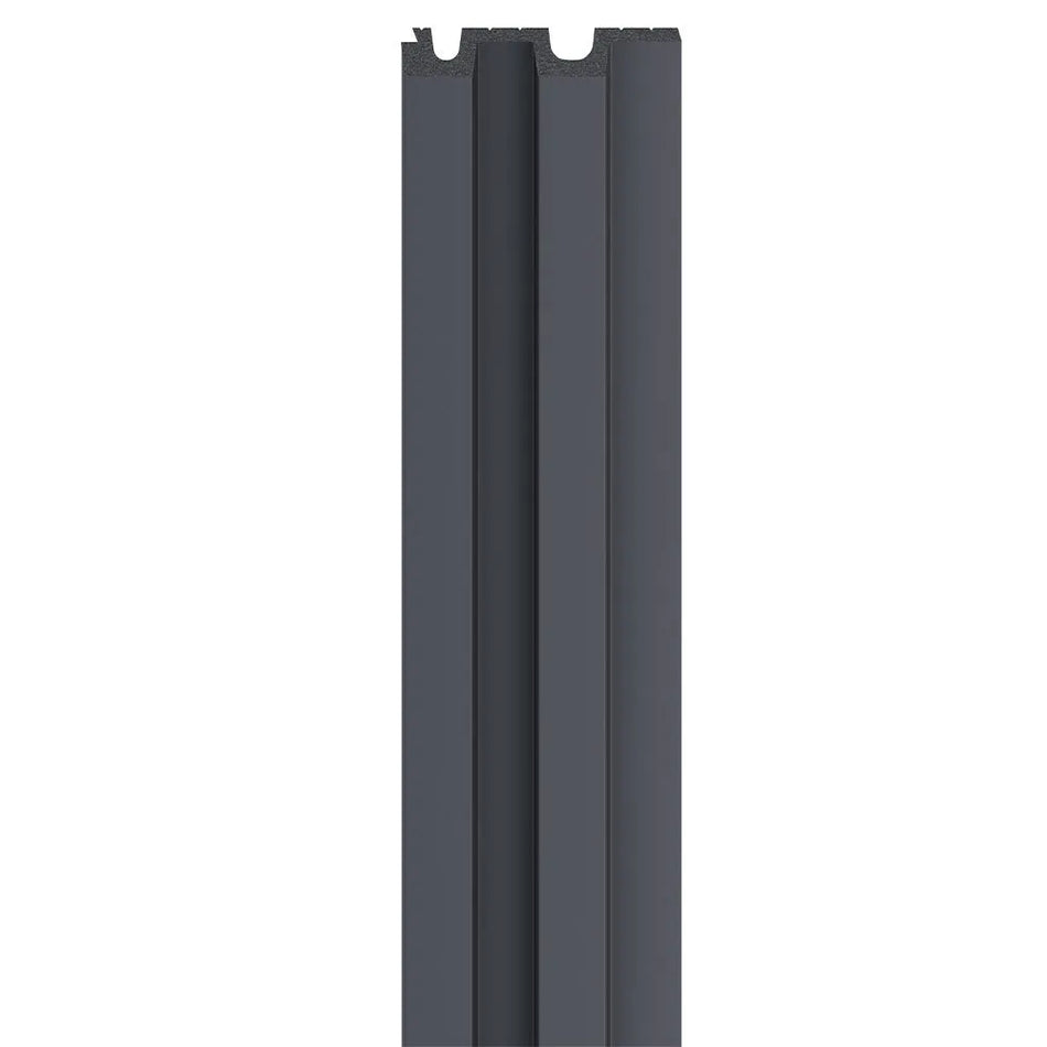 Linerio L-Line Anthracite Slat Panel