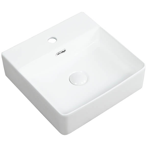 Kartell  K-Vit Essential Counter Top Basin, White