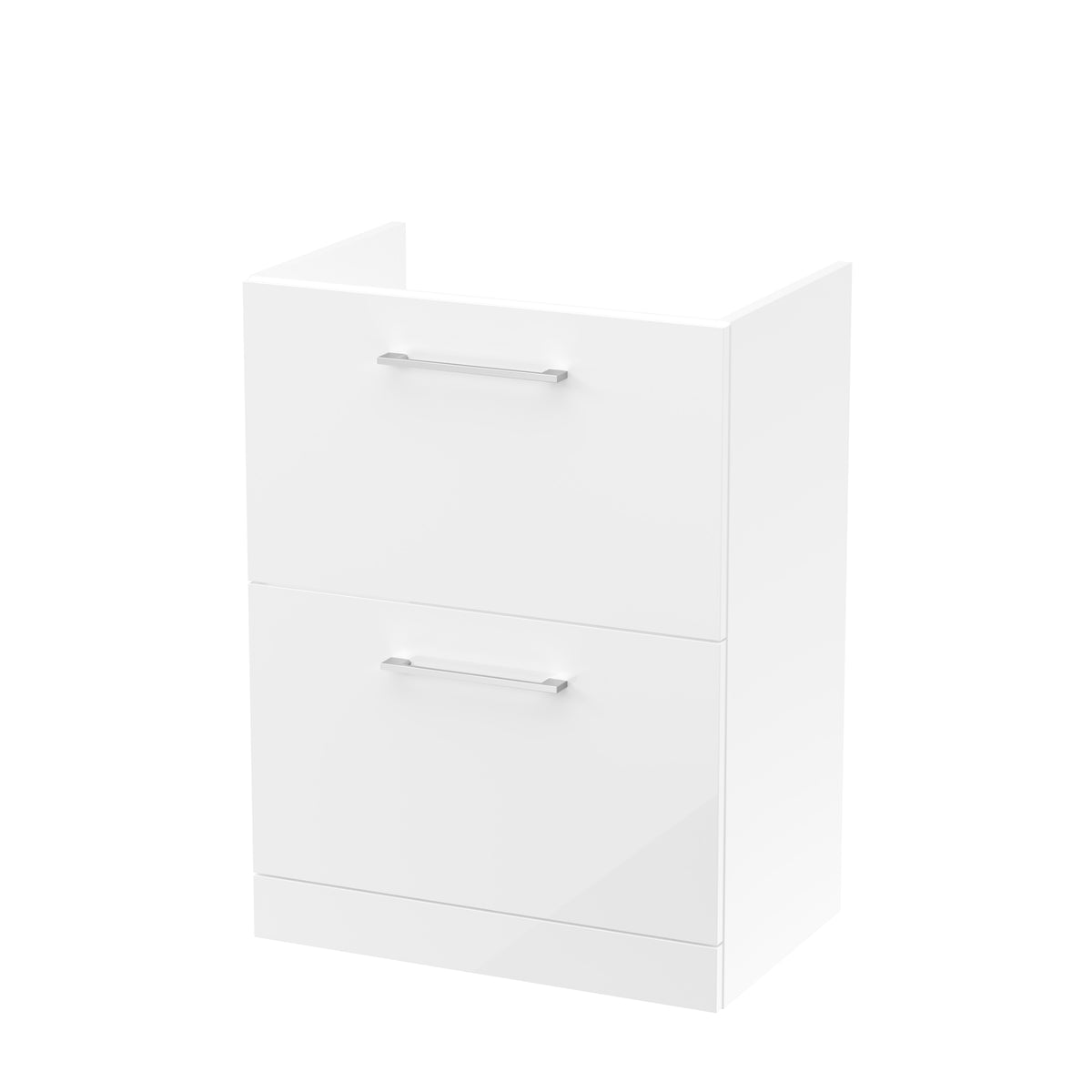 Arno 600mm Floor Standing 2-Drawer Unit - Mersey Bathrooms Ltd