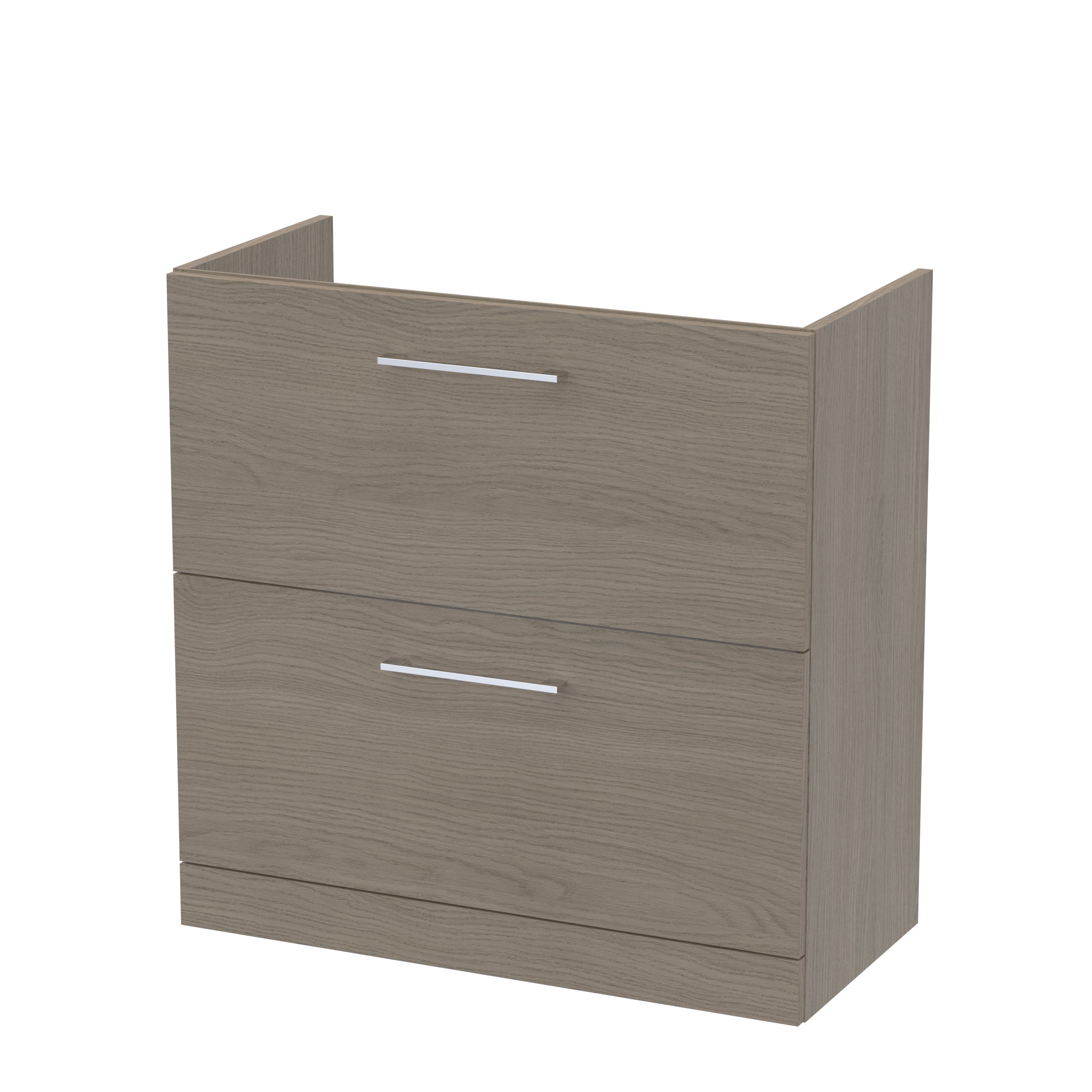 Arno 800mm Floor Standing 2-Drawer Unit - Mersey Bathrooms Ltd