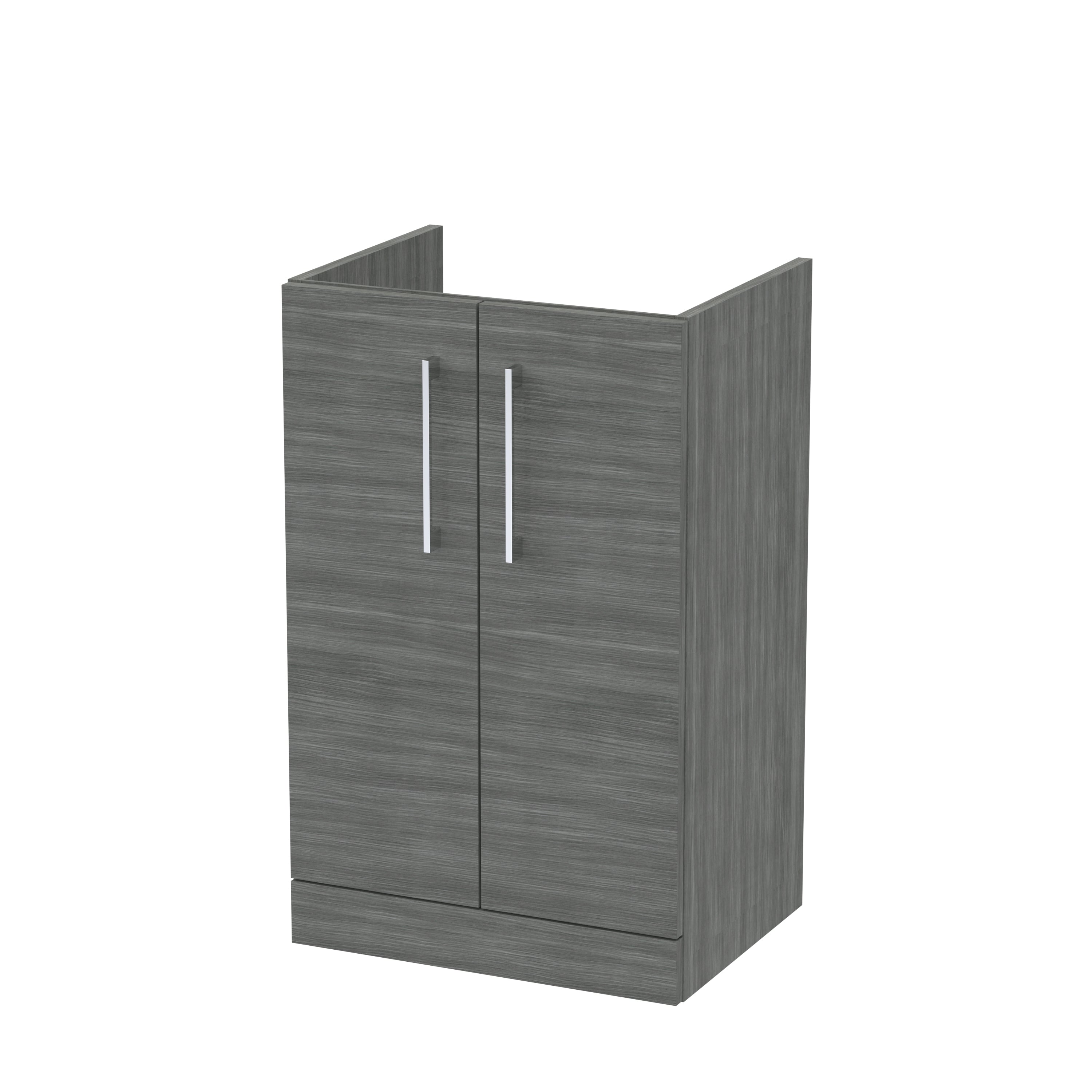 Arno 500mm Floor Standing 2-Door Unit - Mersey Bathrooms Ltd