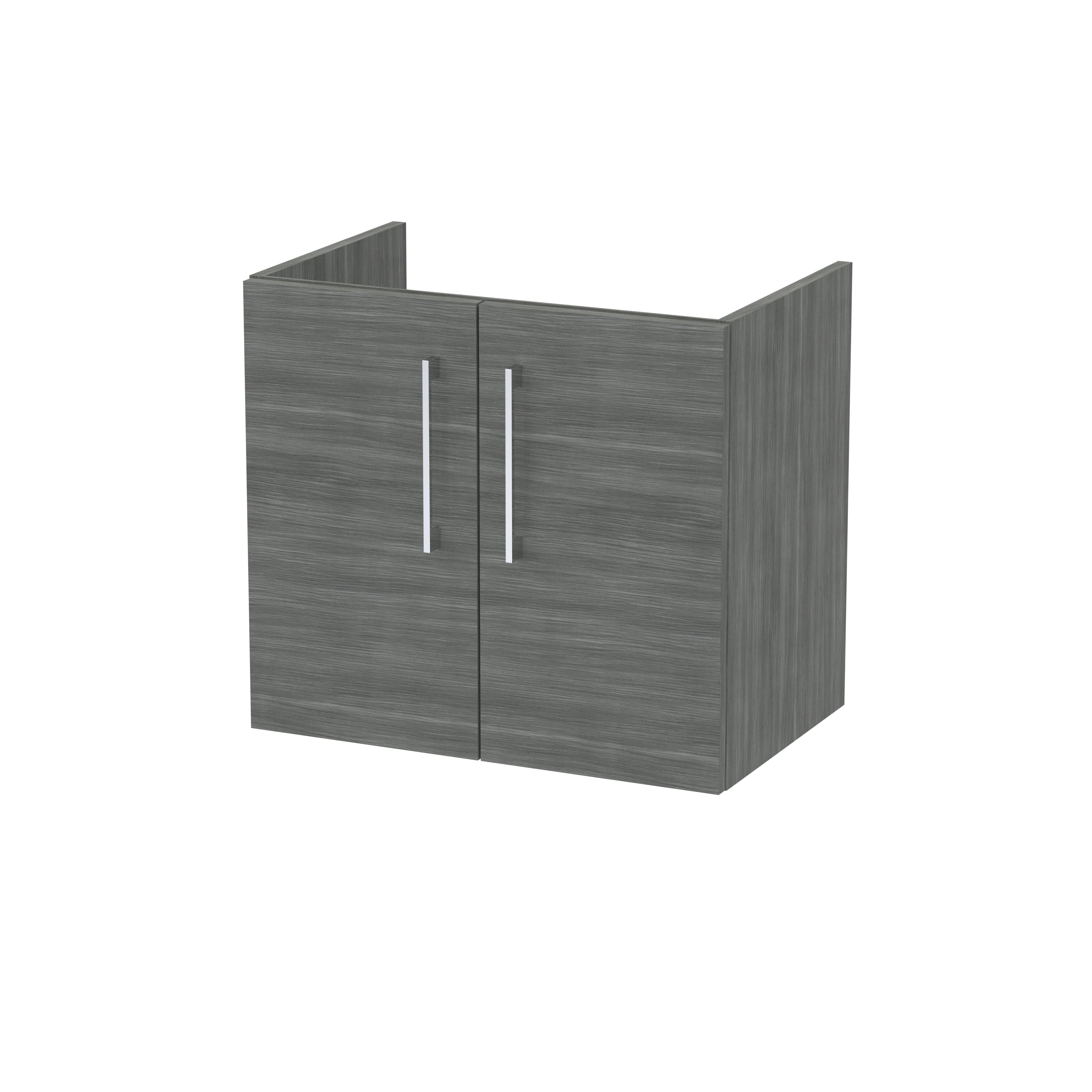 Arno 600mm Wall Hung 2-Door Unit - Mersey Bathrooms Ltd