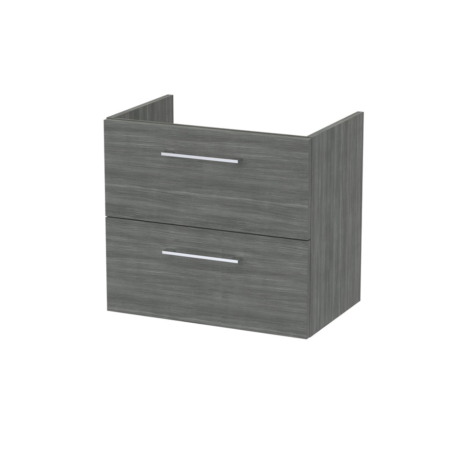 Arno 600mm Wall Hung 2-Drawer Unit - Mersey Bathrooms Ltd