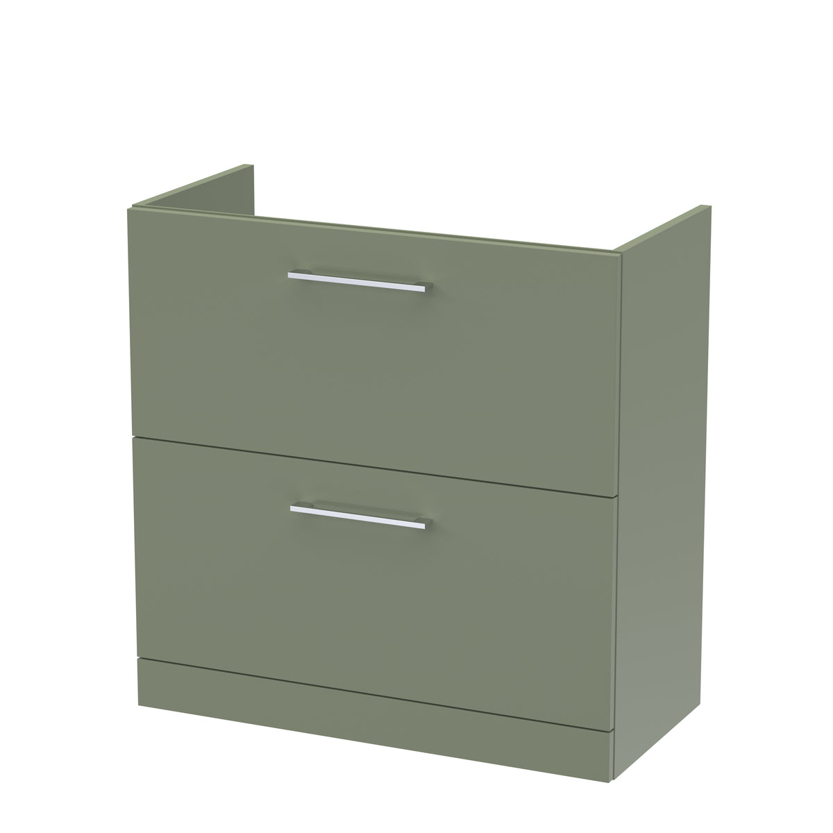 Arno 800mm Floor Standing 2-Drawer Unit - Mersey Bathrooms Ltd