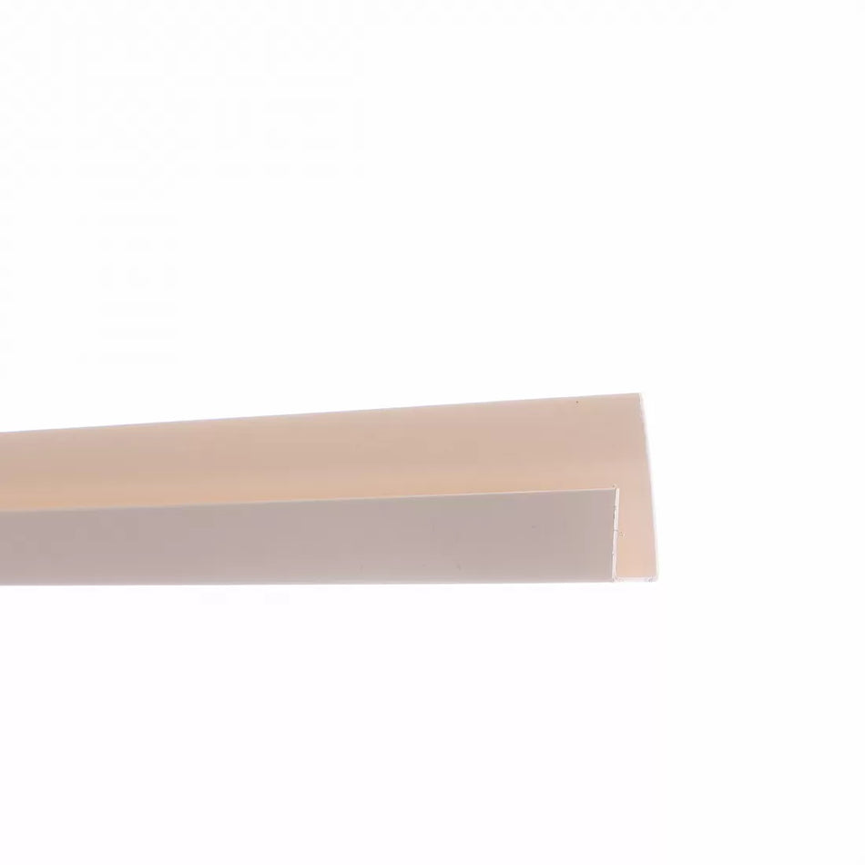 WHITE EDGE TRIM FOR 5MM PANELPLUS OR DECOR - PVC - 2.6MTR