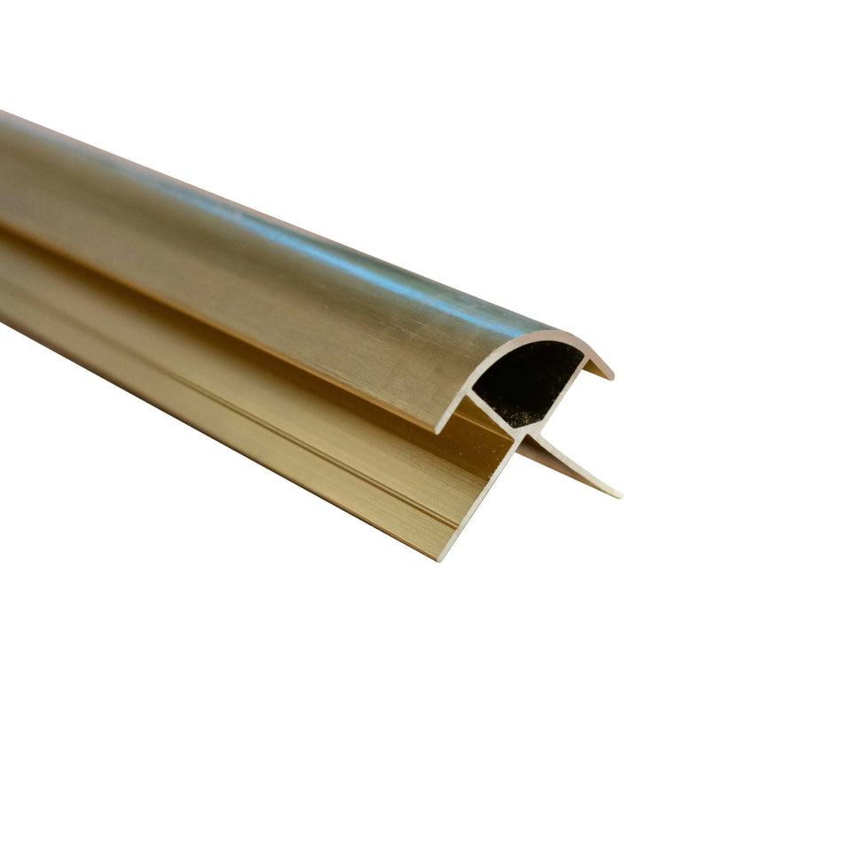 11.5mm External Corner | Brushed Gold | Metal Trim