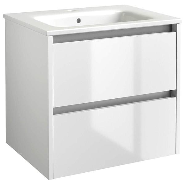 Kartell K-Vit City 2 Drawer Wall Mounted Vanity Unit With Basin