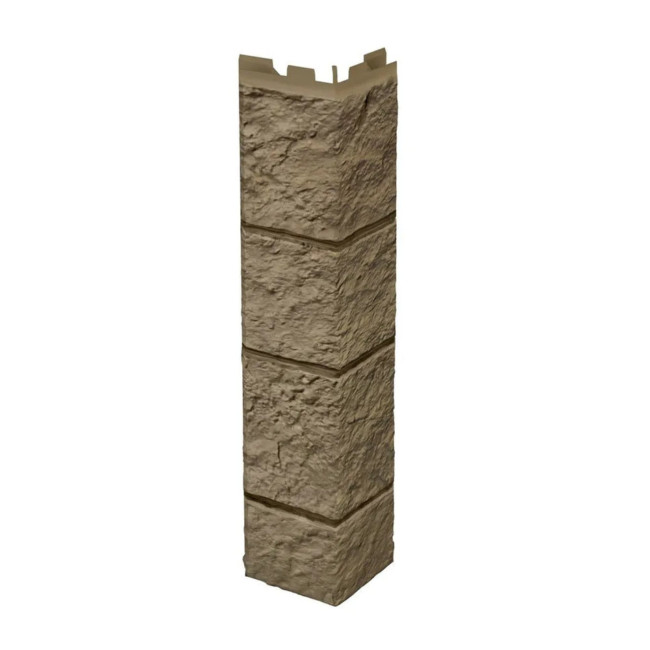 Solid System Light Brown Sandstone External Corner