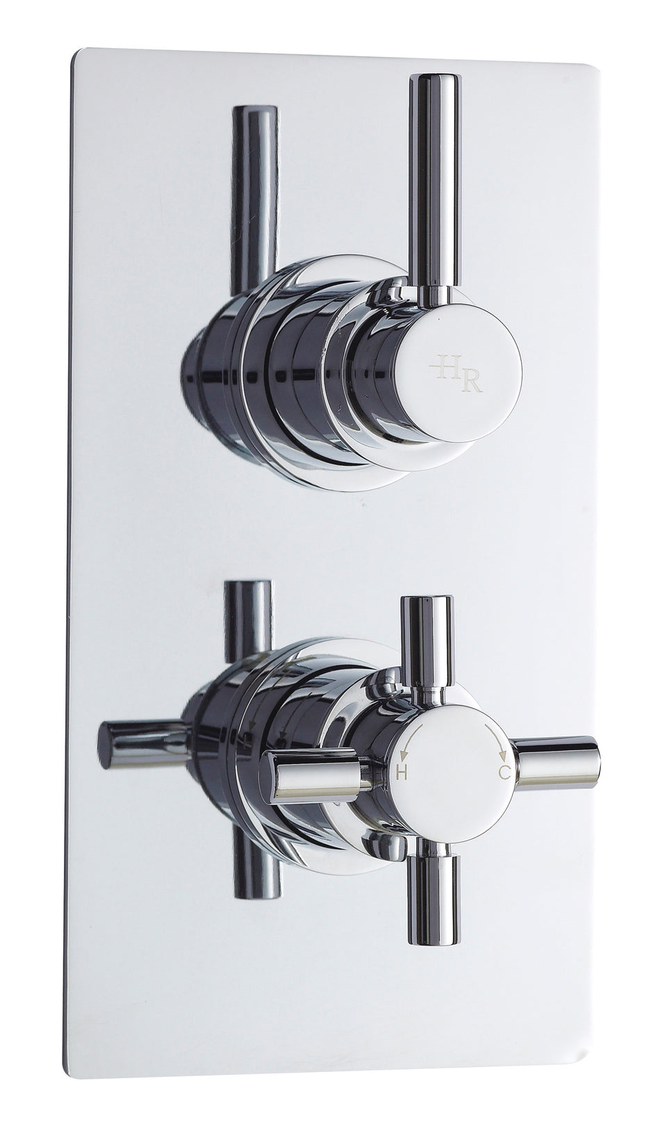 HR Tec Pura Twin Thermostatic Shower Valve