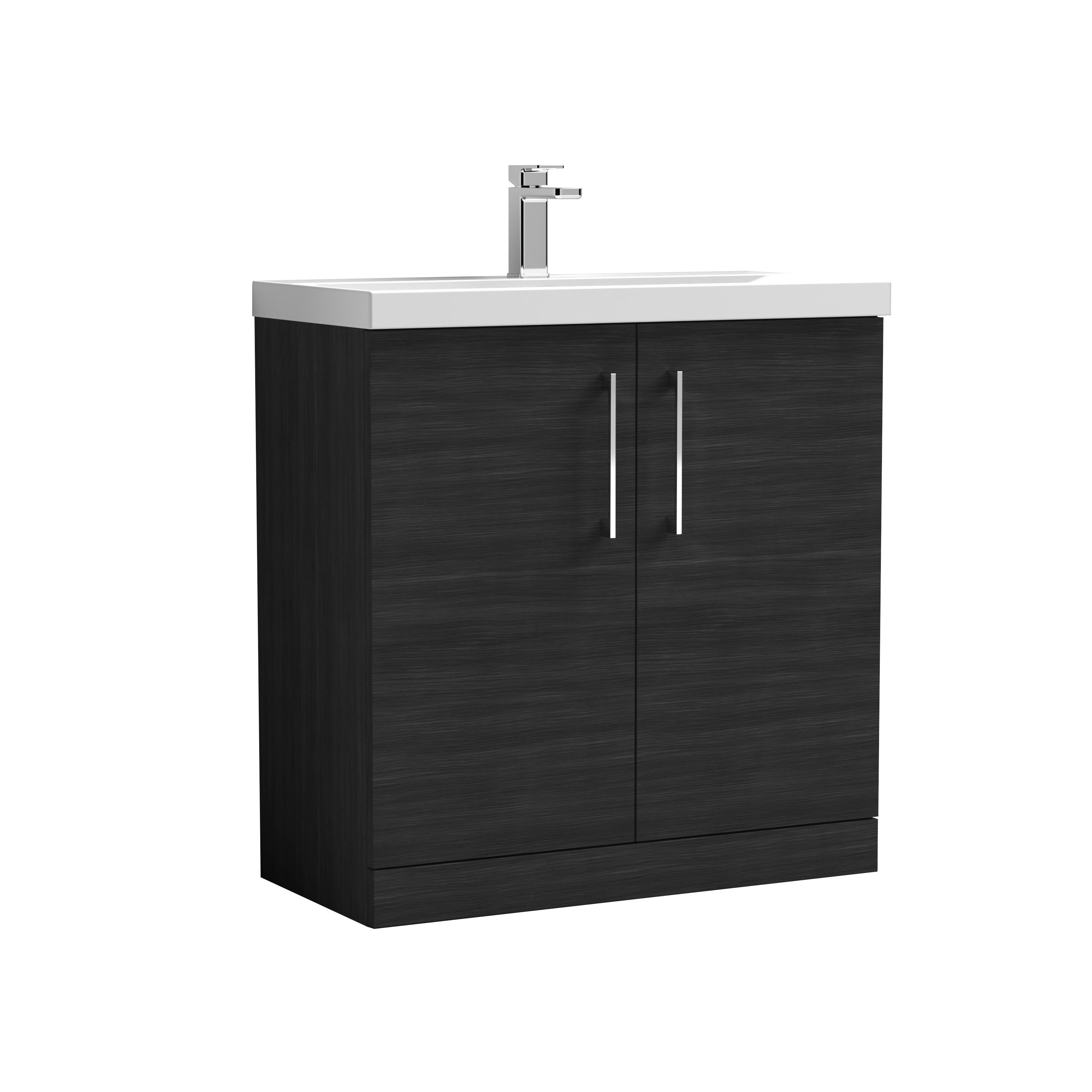 Arno 800mm Floor Standing 2-Door Vanity & Mid-Edge Basin - Mersey Bathrooms Ltd