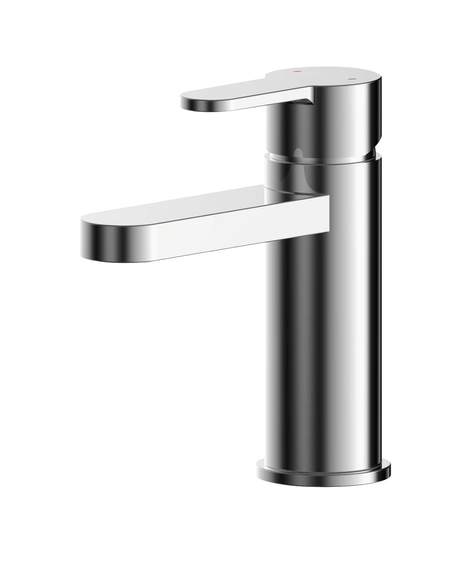 Arvan Mini Basin Mixer With Push Button Waste