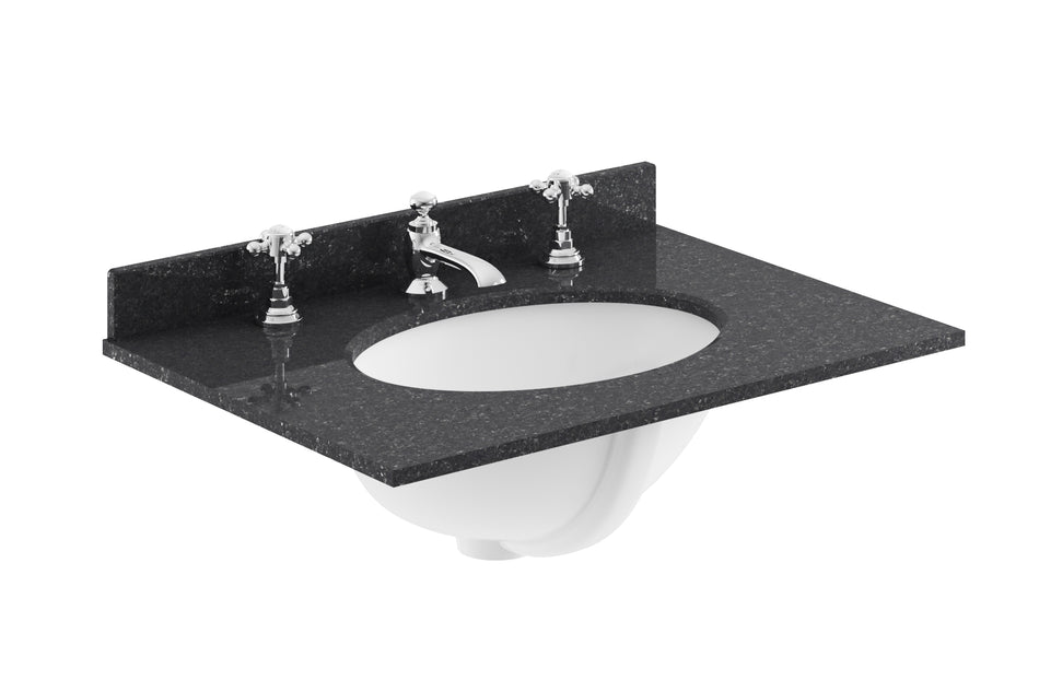 HR Single Bowl Marble Top - 3 Tap Hole