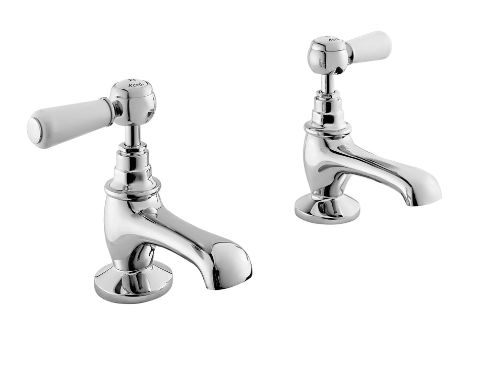 HR White Topaz With Lever Handle Basin Taps