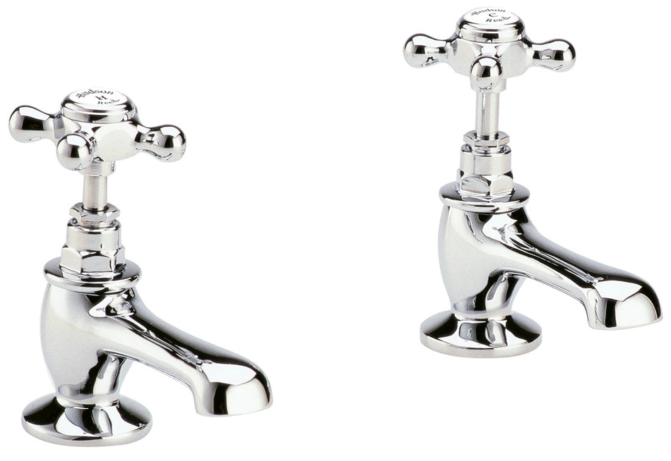 HR White Topaz With Crosshead Handle Basin Taps