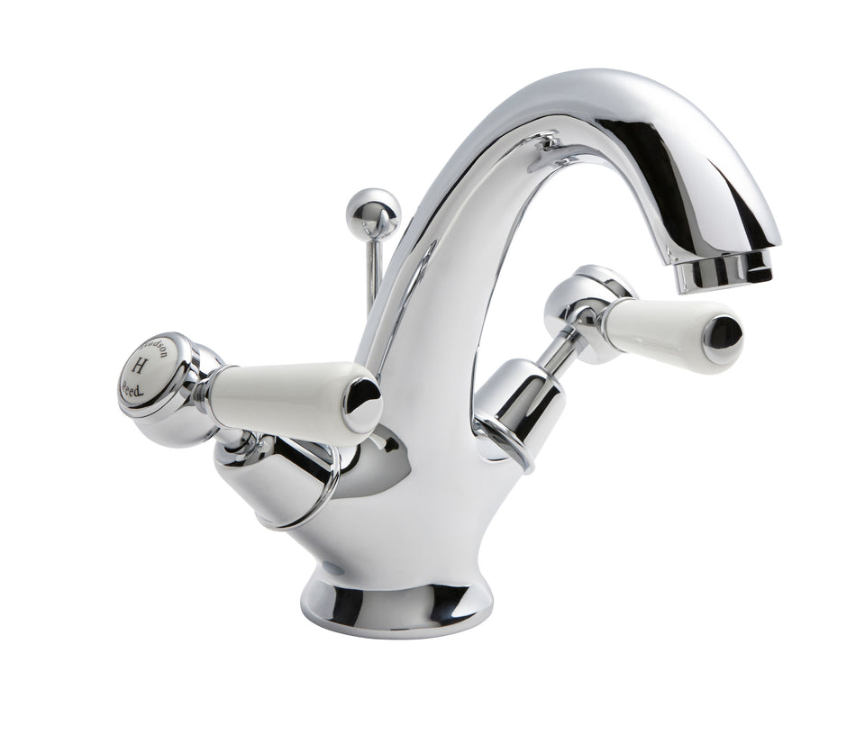 HR White Topaz With Lever Handle Mono Basin Mixer