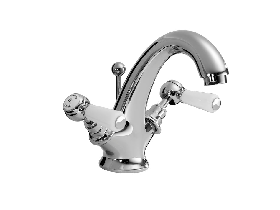 HR White Topaz With Lever Handle Mono Basin Mixer