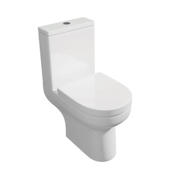 KARTELL BIJOUX CLOSE COUPLED TOILET WITH CISTERN AND PREMIUM SOFT CLOSE SEAT