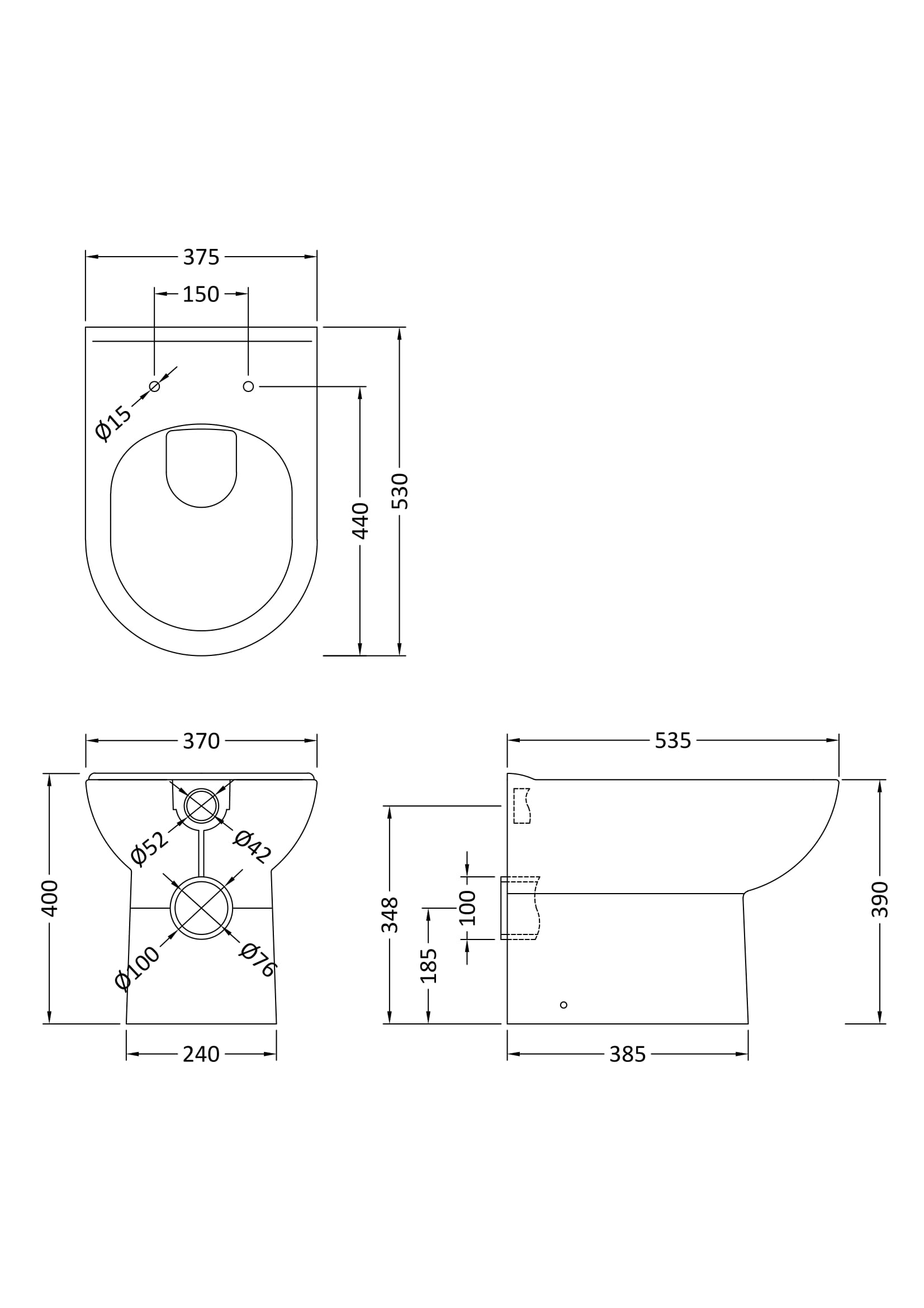 Lawton Back To Wall Pan - Mersey Bathrooms Ltd