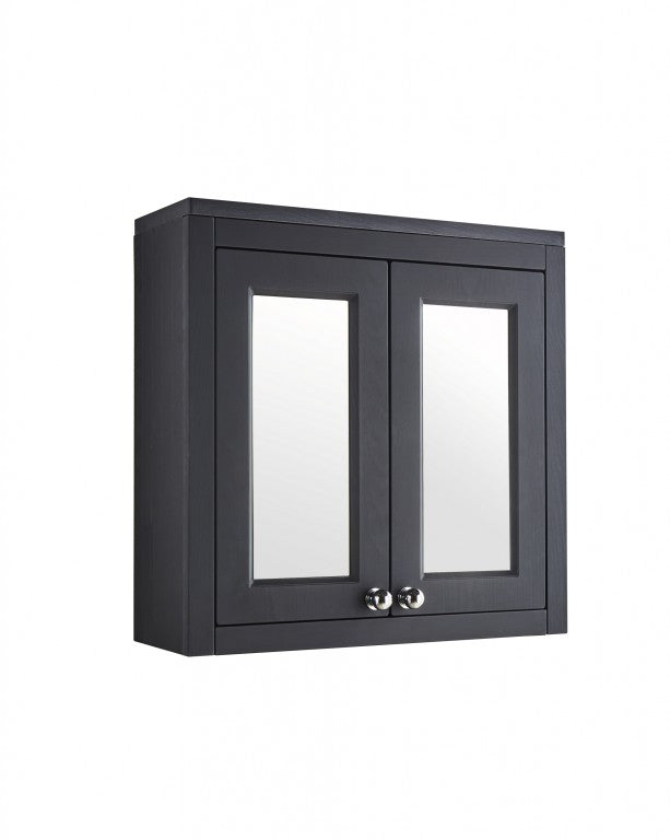 Buckingham 600mm Mirror Cabinet Black Oak