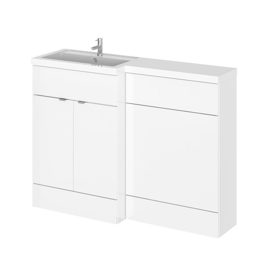 HR Fusion Floor Standing 2 Door Vanity Basin & WC Left Hand Combination 1200mm