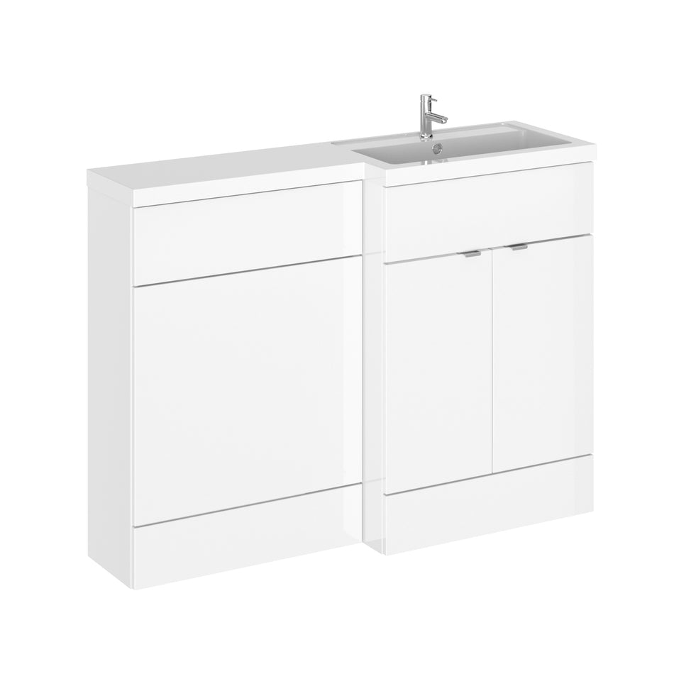 HR Fusion Floor Standing 2 Door Vanity Basin & WC Right Hand Combination 1200mm