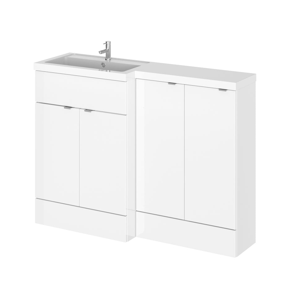 HR Fusion Floor Standing 4 Door Vanity Basin Left Hand Combination 1200mm