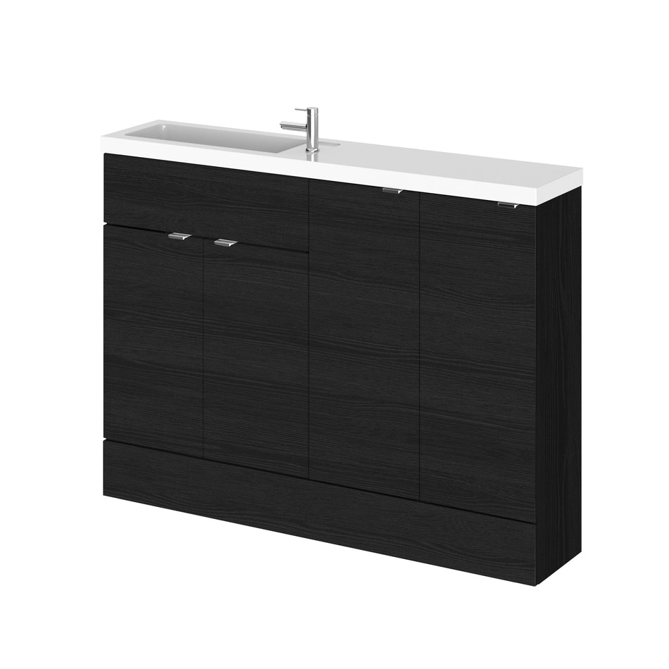 HR Fusion Floor Standing 4 Door Vanity Basin Combination Compact 1200mm