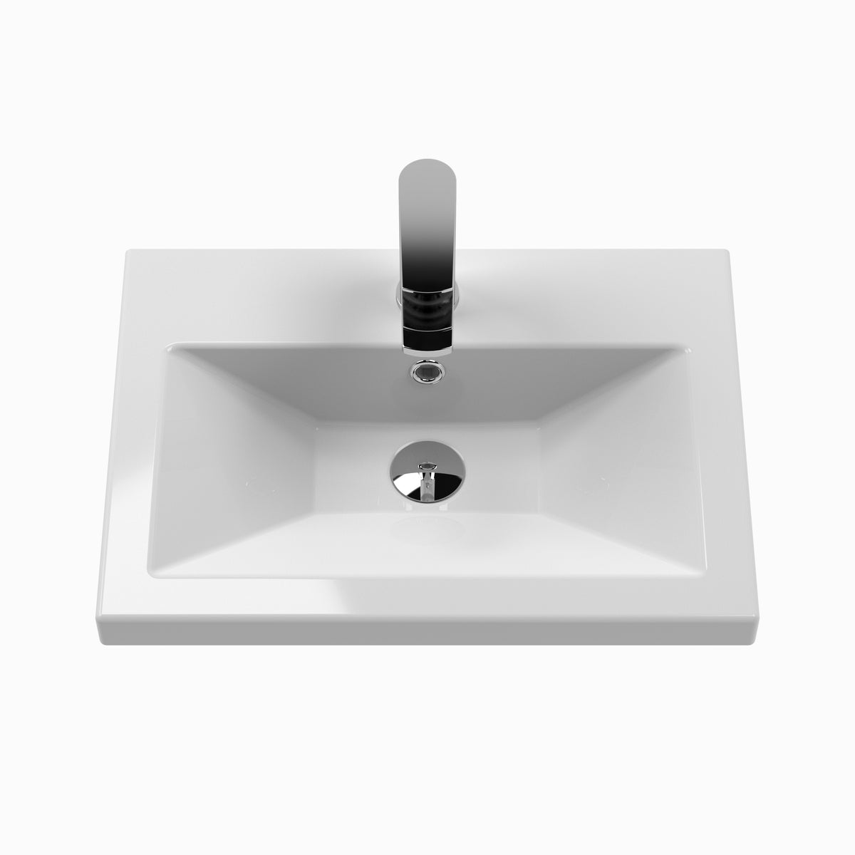 Arno Floor Standing 2-Door Vanity & Ceramic Basin 500mm - Mersey Bathrooms Ltd