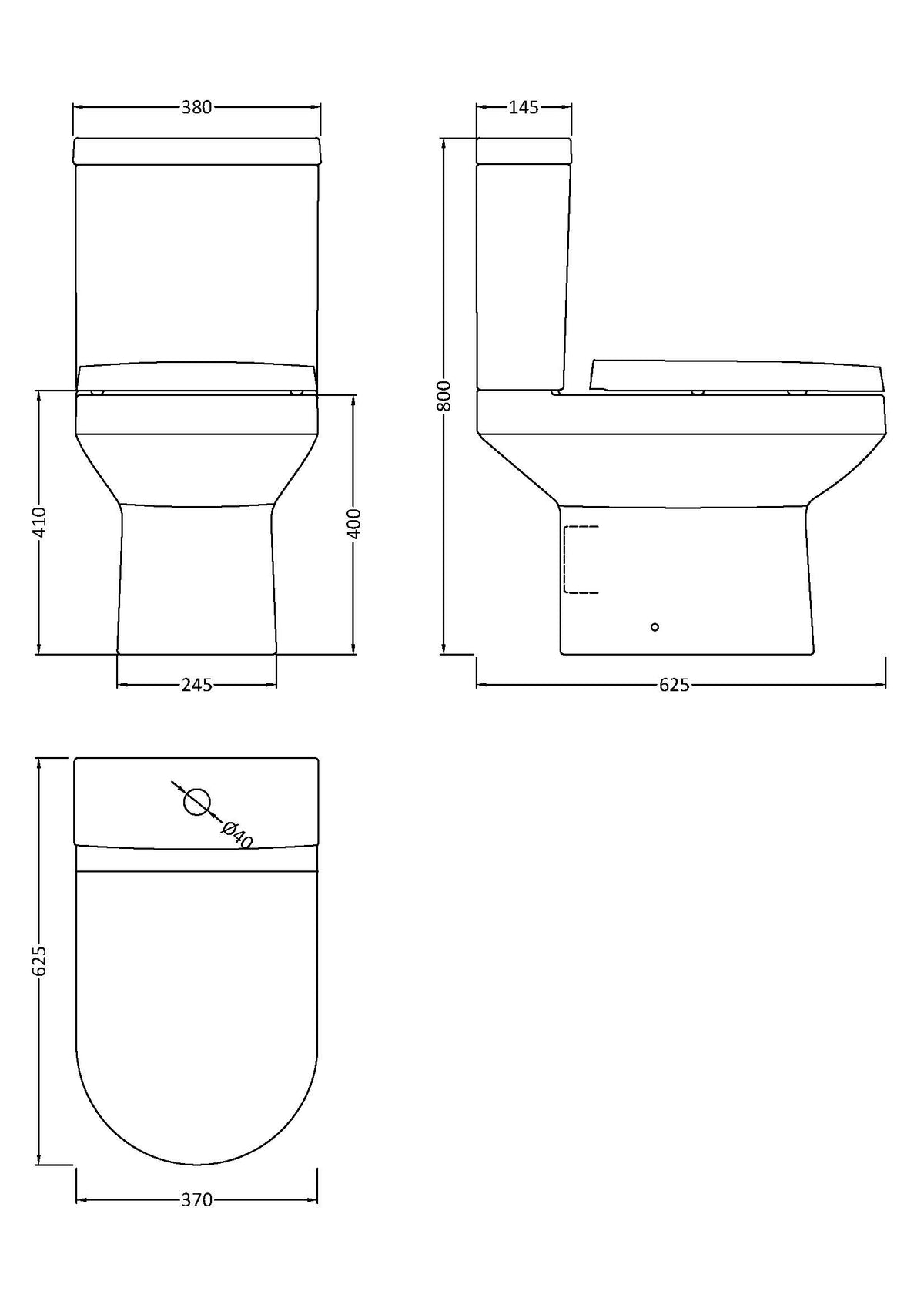 Harmony Pan & Cistern - Mersey Bathrooms Ltd