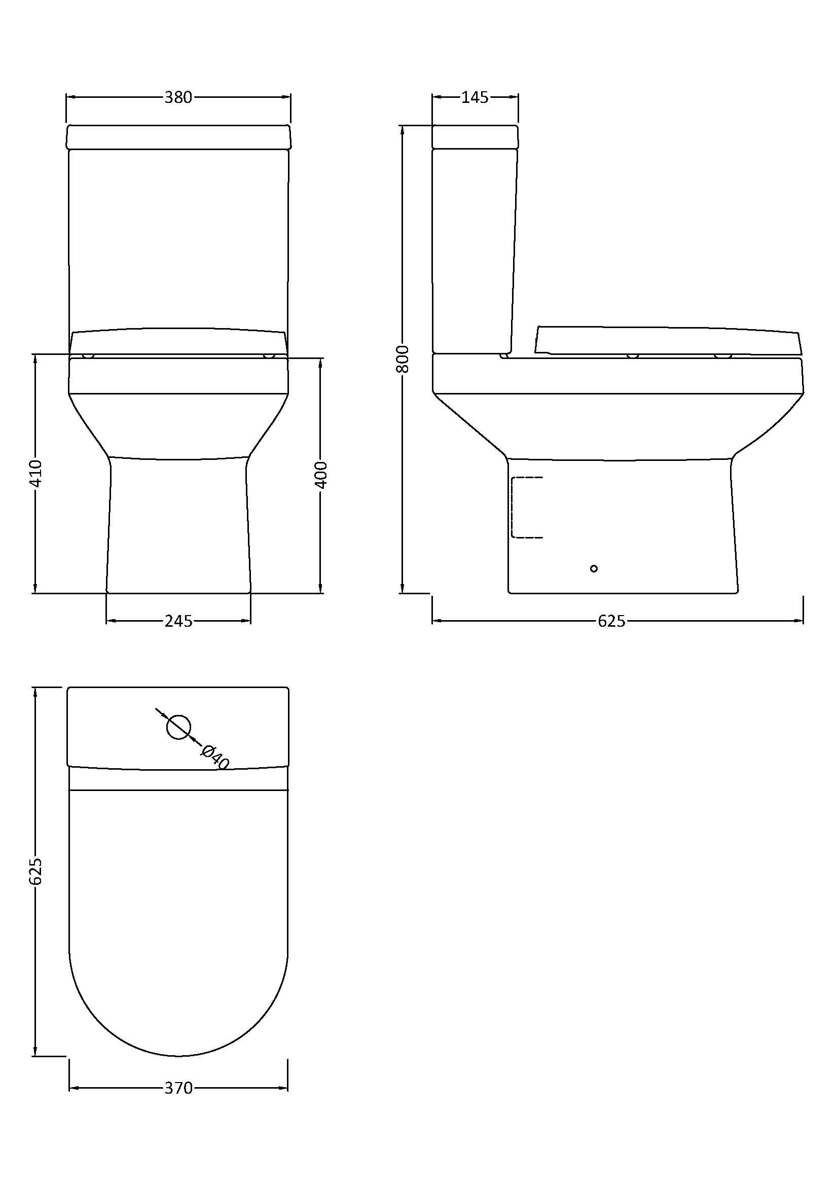 Harmony Pan & Cistern - Mersey Bathrooms Ltd