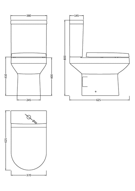 Harmony Pan & Cistern - Mersey Bathrooms Ltd