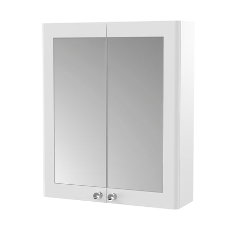 Classique Wall Hung 2 Door Mirror Cabinet, 600mm - Mersey Bathrooms Ltd