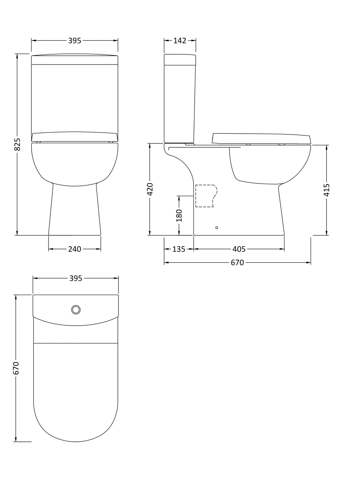 Lawton Close Coupled WC - Mersey Bathrooms Ltd