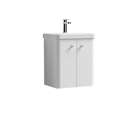 Core Wall Hung 2 Door Vanity With Ceramic Basin 500mm - Mersey Bathrooms Ltd