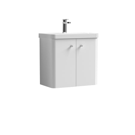 Core Wall Hung 2 Door Vanity With Ceramic Basin 600mm - Mersey Bathrooms Ltd