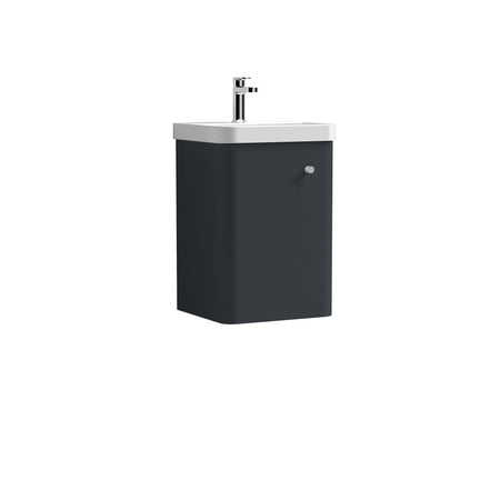 Core Wall Hung Single Door Vanity With Ceramic Basin 400mm - Mersey Bathrooms Ltd