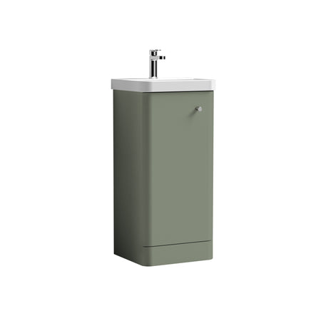 Core Floor Standing Single Door Vanity With Ceramic Basin 400mm - Mersey Bathrooms Ltd